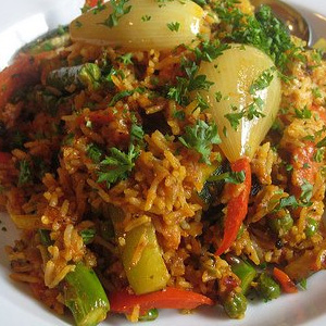 hot vegetable briyani vip009