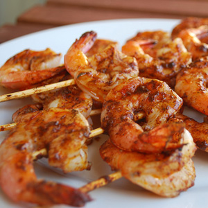 marinated grilled prawns vip007