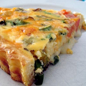 vegetable quiche vip010